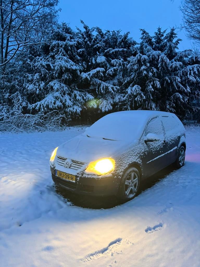 Volkswagen Polo 1.4 16V 59KW 2008 Zwart, Ophalen of Verzenden