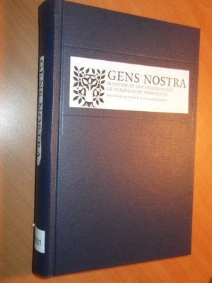 Gens nostra 2001 nederlandse genealogische vereniging 2001,, Ophalen of Verzenden, Zo goed als nieuw