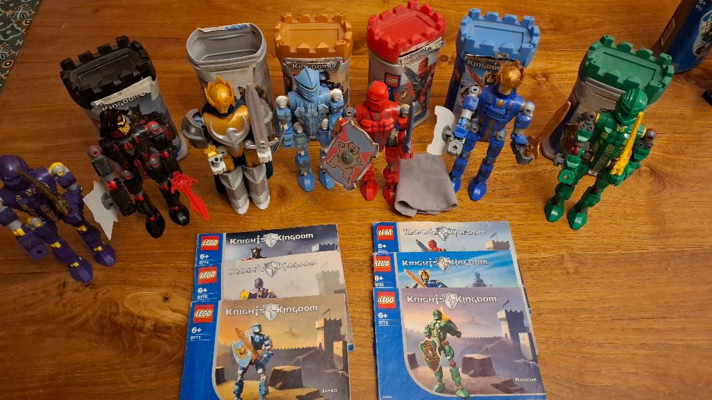 Lego Knight Kingdom 8770, 8771, 8772, 8773, 8774, 8790, Ophalen of Verzenden, Gebruikt