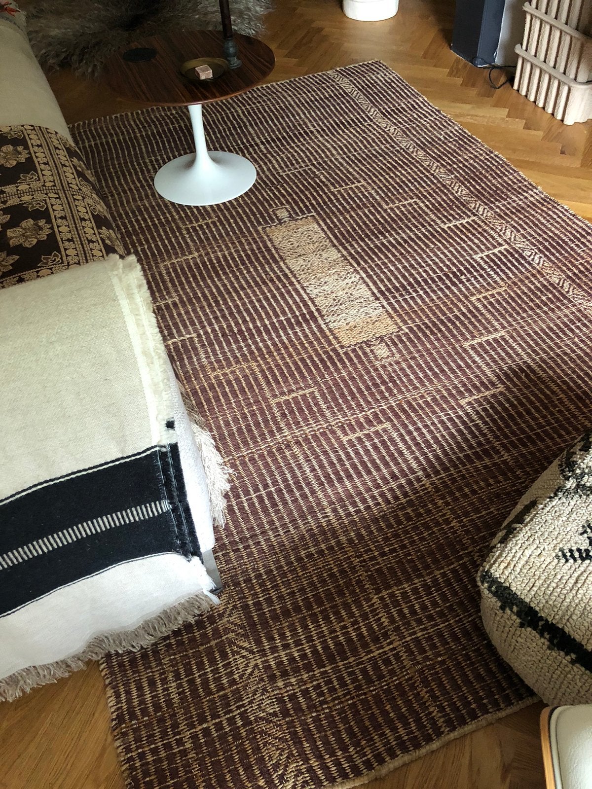 Vloerkleed HKliving Desert jute rug 150x240, Huis en Inrichting, Ophalen of Verzenden, Zo goed als nieuw, Rechthoekig, 200 cm of meer