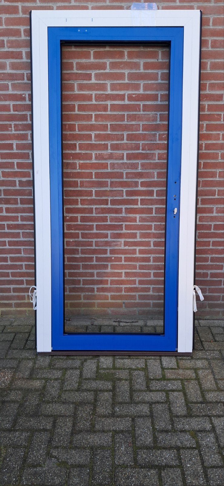 Aluminium deurkozijn zonder paneel of glas (nieuw), Doe-het-zelf en Verbouw, Deuren en Horren, 100 tot 120 cm, 215 cm of meer