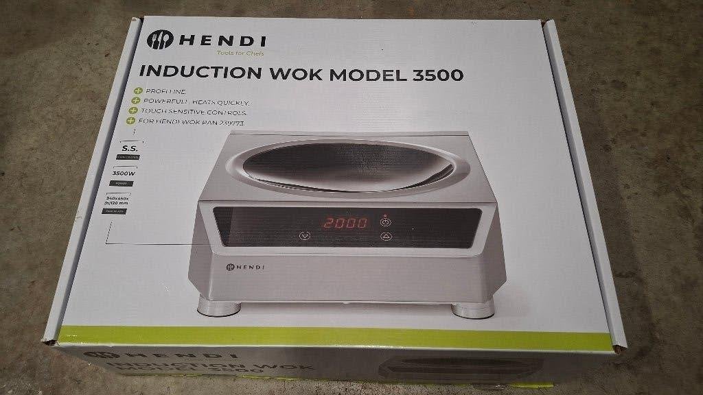 2x Hendi Induction Wok 3500 Inductie wok NIEUW!, Overige materialen, ., Nieuw, Ophalen of Verzenden