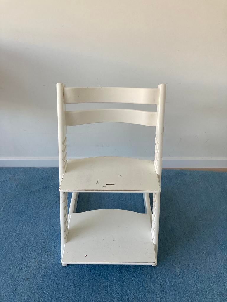 Stokke tripp trapp stoel Witte meegroeistoel, verstelbaar, Ophalen, Gebruikt, Meegroeistoel, Aanschuifbaar