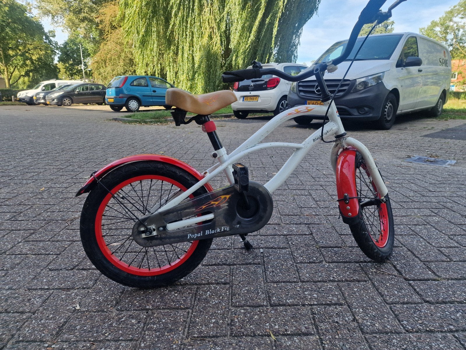 Popal Black Fighter, Ophalen, Gebruikt, Staal, Minder dan 47 cm