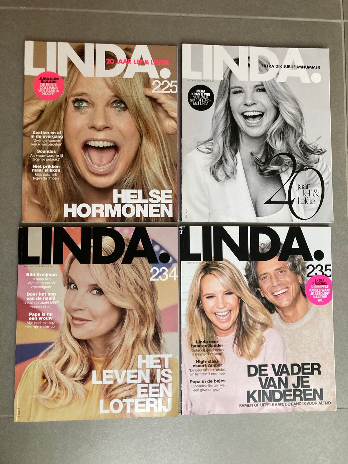 LINDA. magazines - Diverse edities, Ophalen of Verzenden, Gelezen, Damesbladen