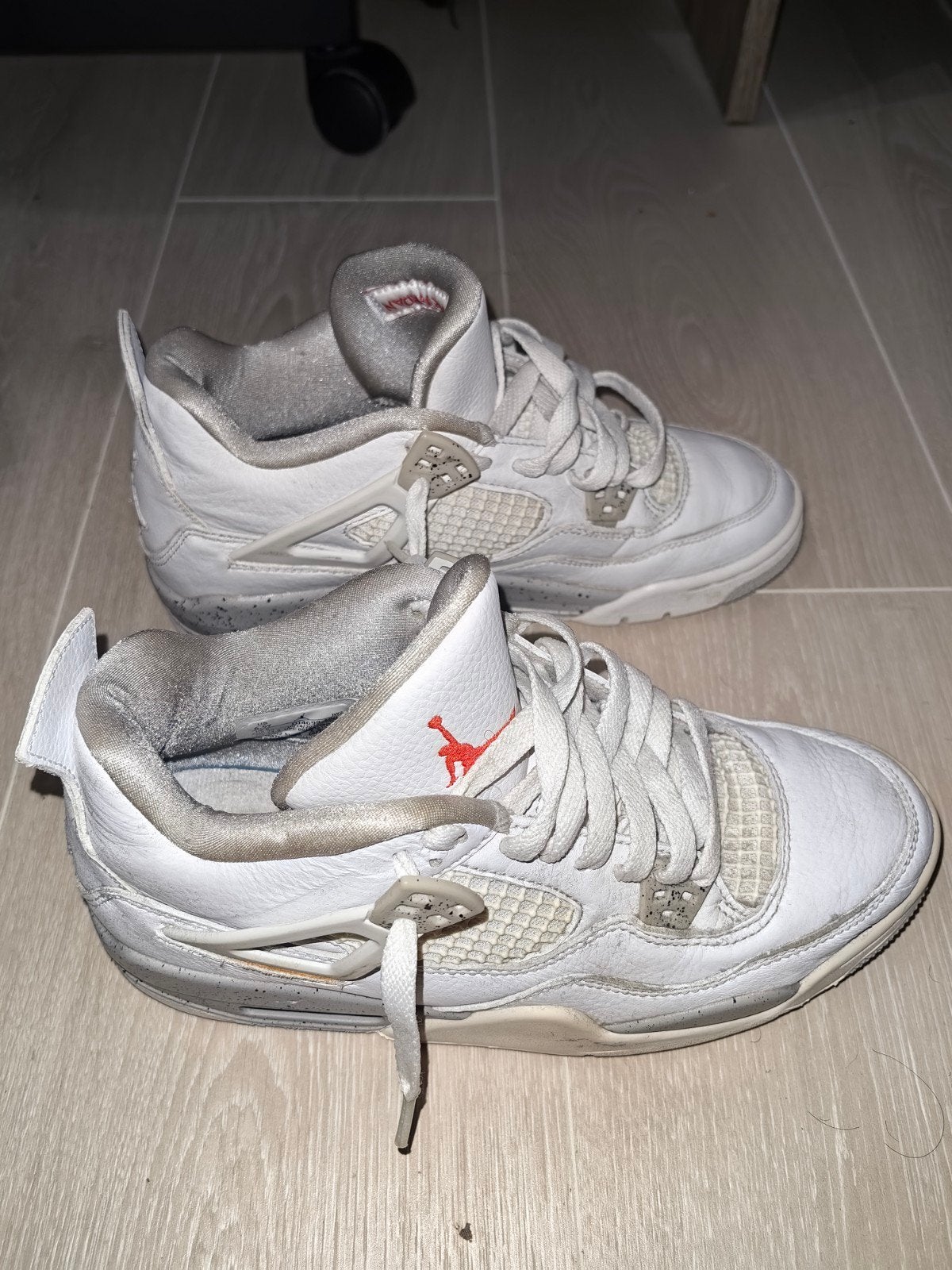Jordan 4 oreo Maat 39, Wit, Ophalen of Verzenden, Gedragen, Nike Air Jordan