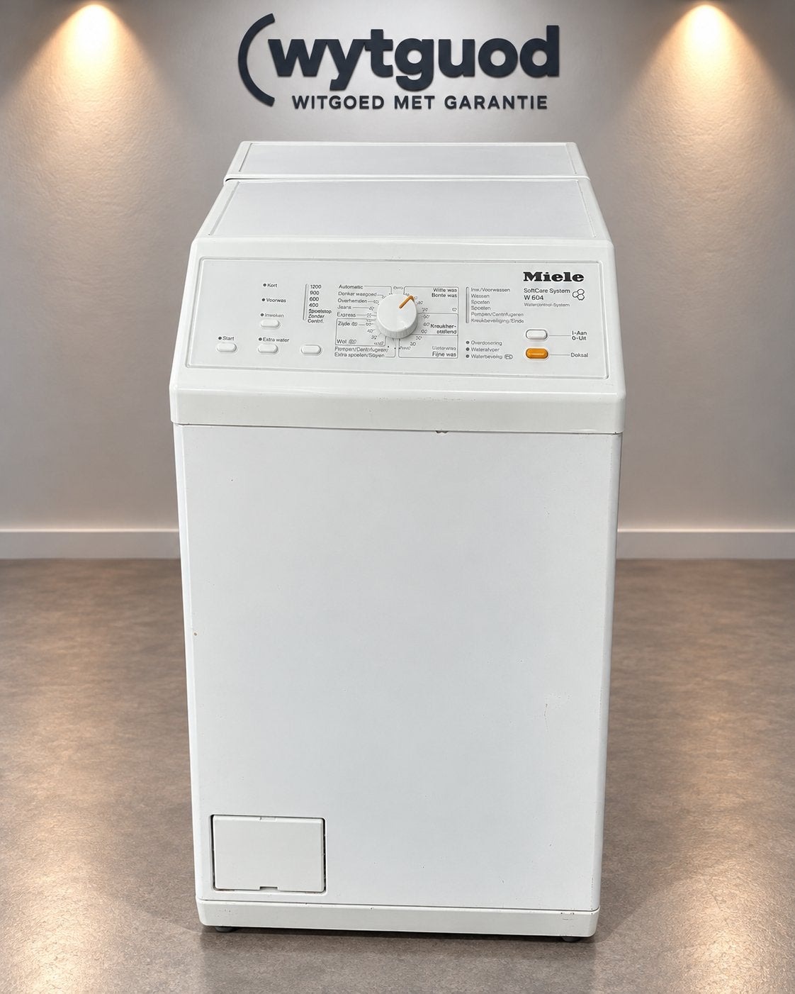 Miele W604 SoftCare System Bovenlader Wasmachine, Minder dan 85 cm, Q, Ophalen of Verzenden, Q