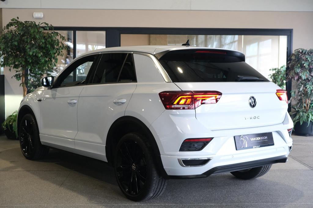 Volkswagen T-Roc 1.5 TSI 2x R-Line DSG Led Virtual Black Nav, 4 cilinders, 150 pk, Wit, Origineel Nederlands