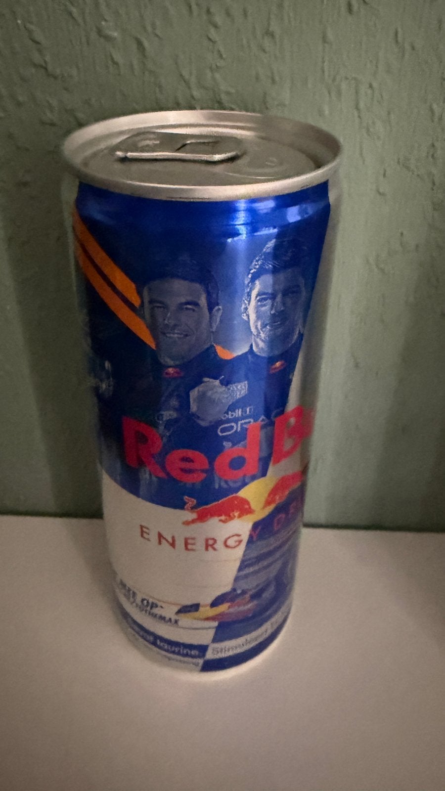 Max verstappen Editie 6 Redbull blikje zeldzaam, Ophalen of Verzenden, Nieuw, Formule 1