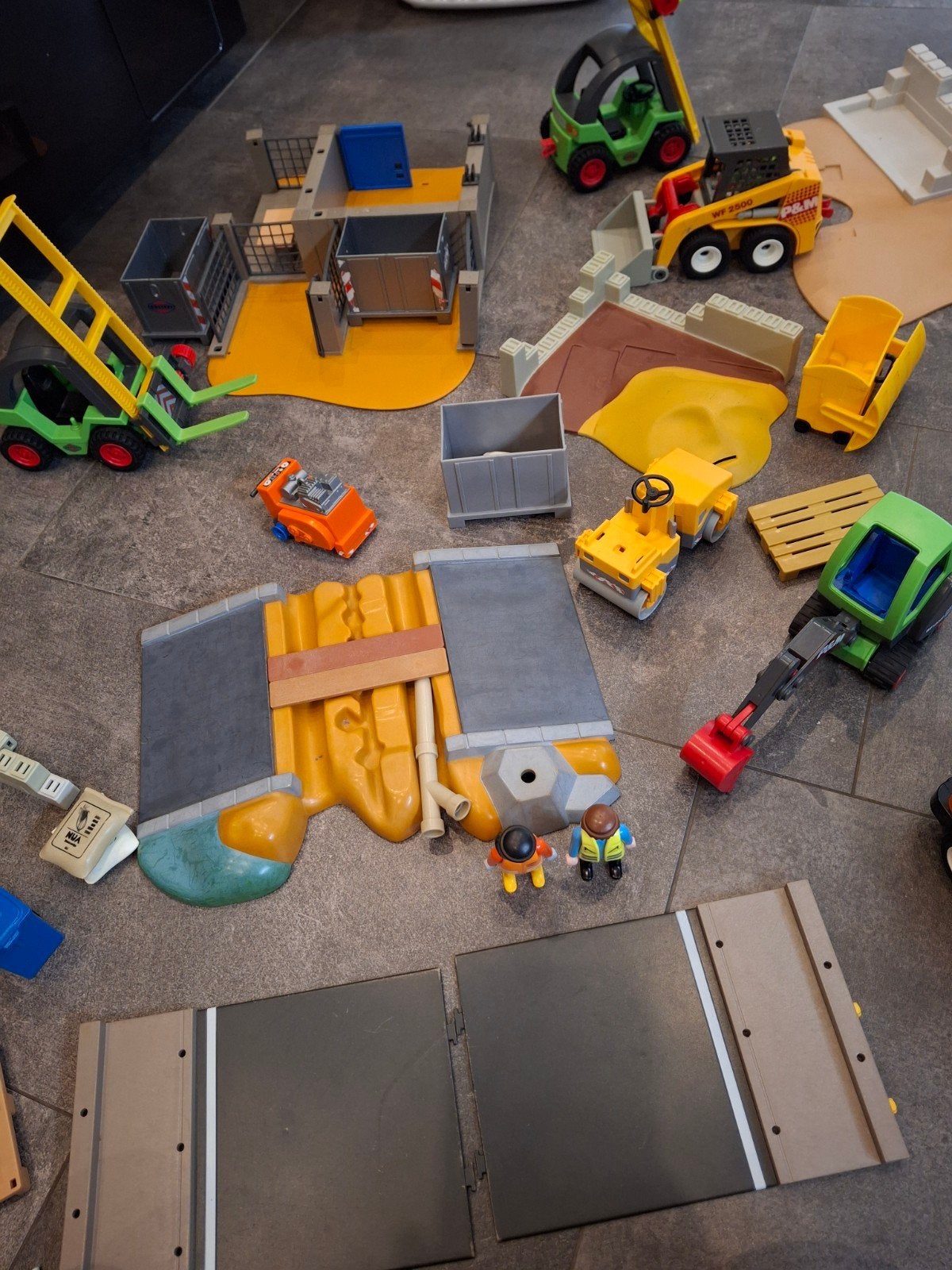 Playmobil bouwplaats en voertuigen set, Kinderen en Baby's, Speelgoed | Speelgoedvoertuigen, Ophalen, Gebruikt
