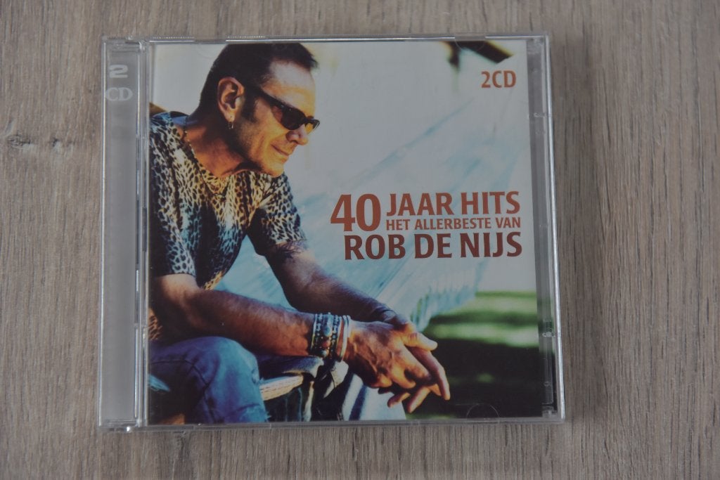 ROB DE NIJS -- 40 JAAR HITS HET ALLERBESTE VAN ROB 2CDbox, Zo goed als nieuw, Verzamelalbum, Pop, Verzenden
