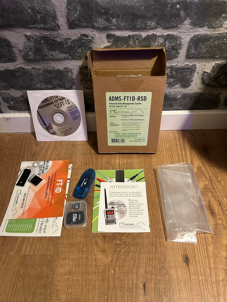 Originele Yeasu FT-1D programmeersoftware (ADMS-FT1D-RSD), Computers en Software, Besturingssoftware, Ophalen, Zo goed als nieuw