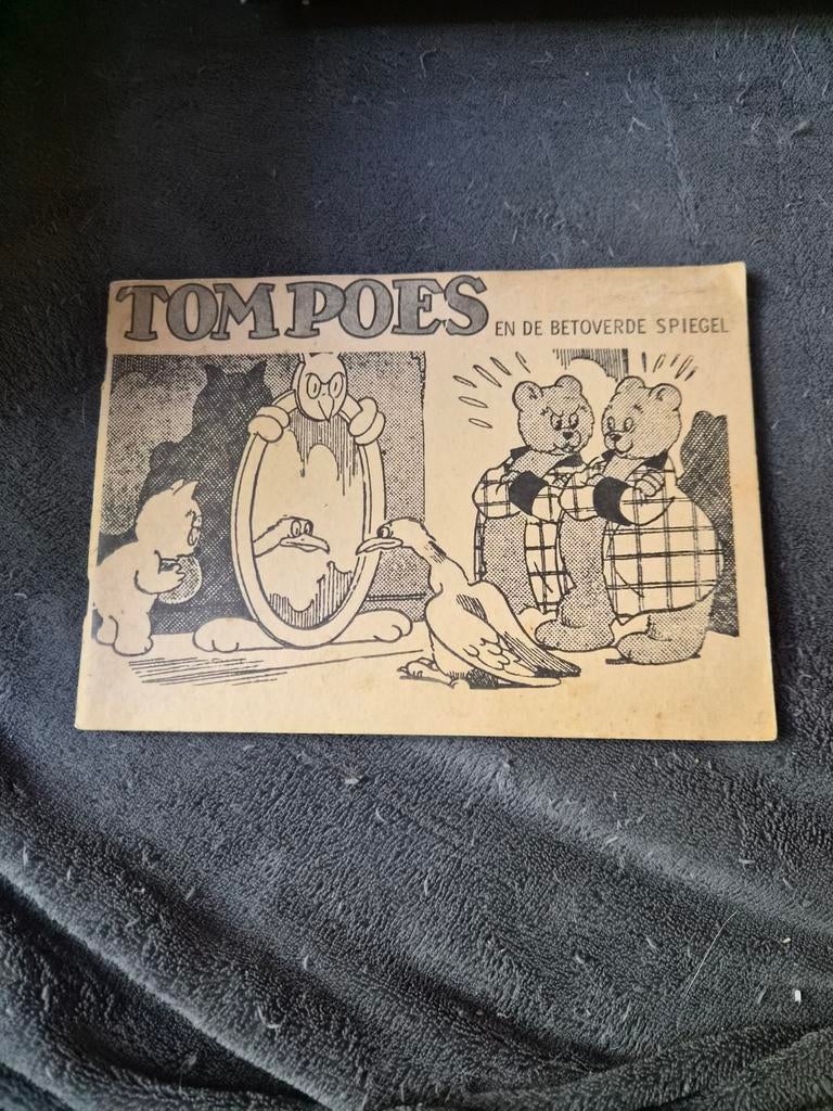 Tom Poes en de Betoverde Spiegel - Marten Toonder, Eén stripboek, Ophalen of Verzenden, Gelezen, Marten Toonder