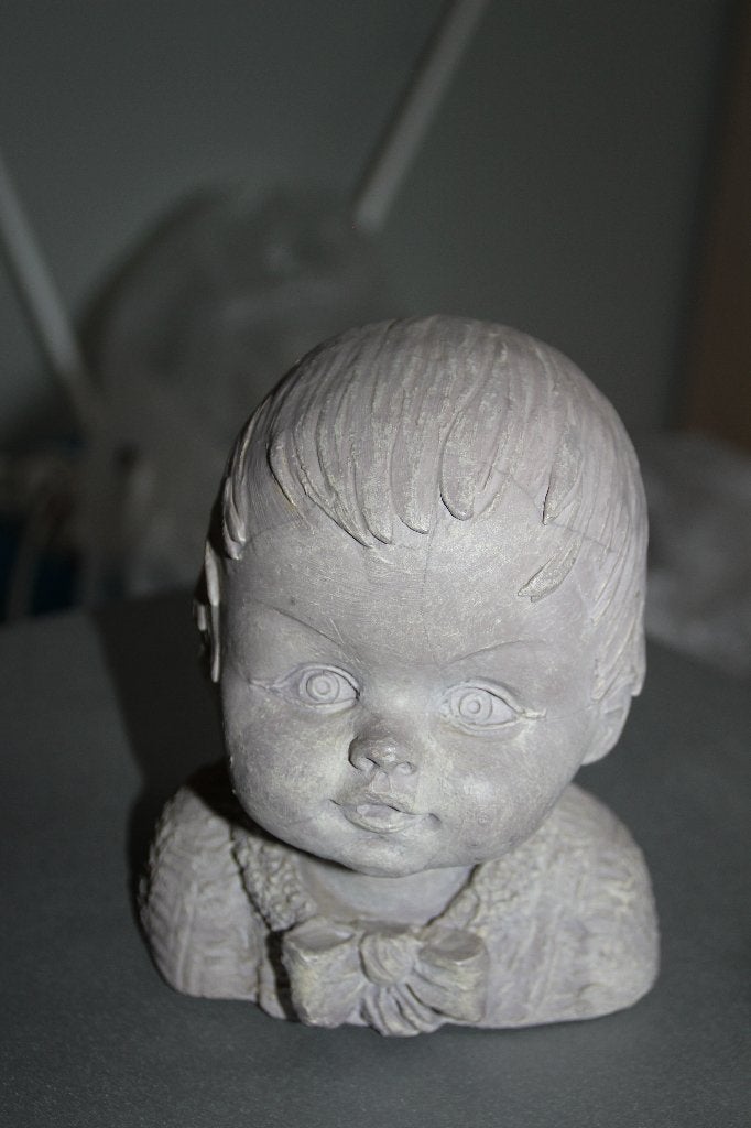 beeld van kinderhoofd, Ophalen of Verzenden, Gebruikt, Mens