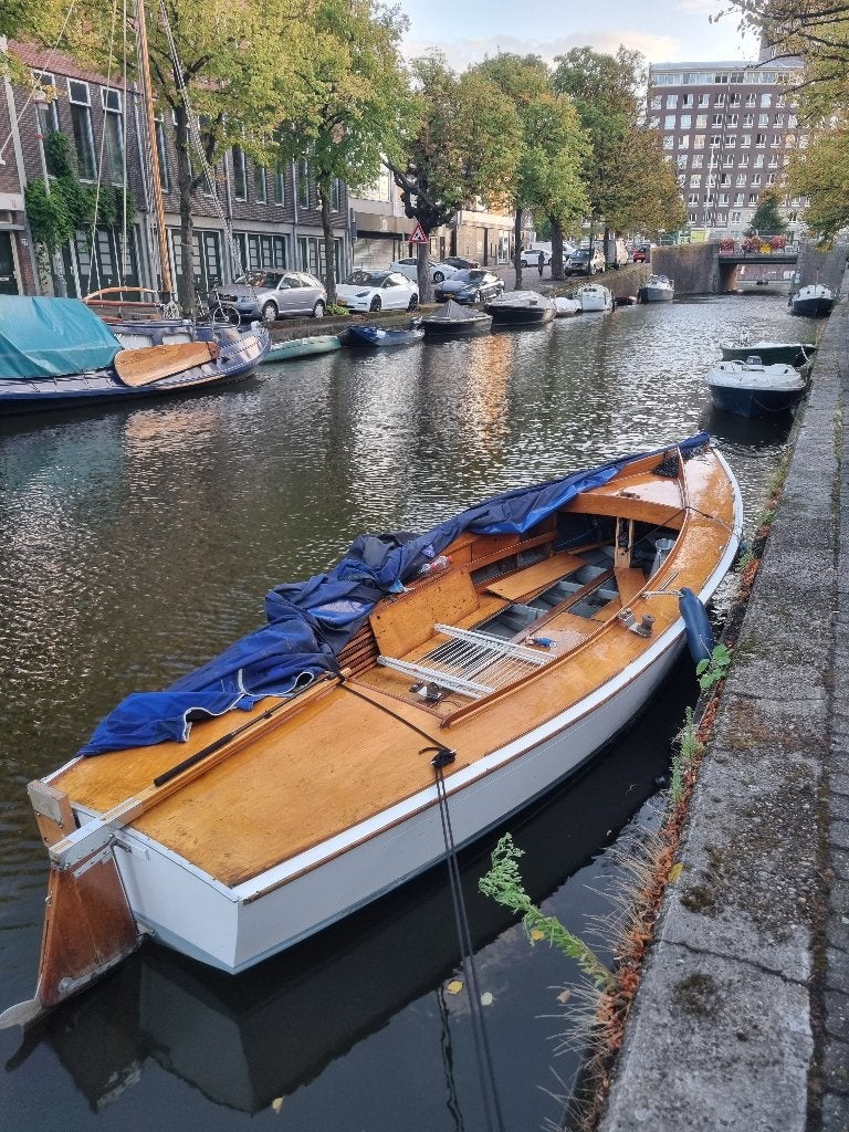 Houten Valk zeilboot (Gratis), Ophalen, 6 meter of meer, Gebruikt, Minder dan 15 m²