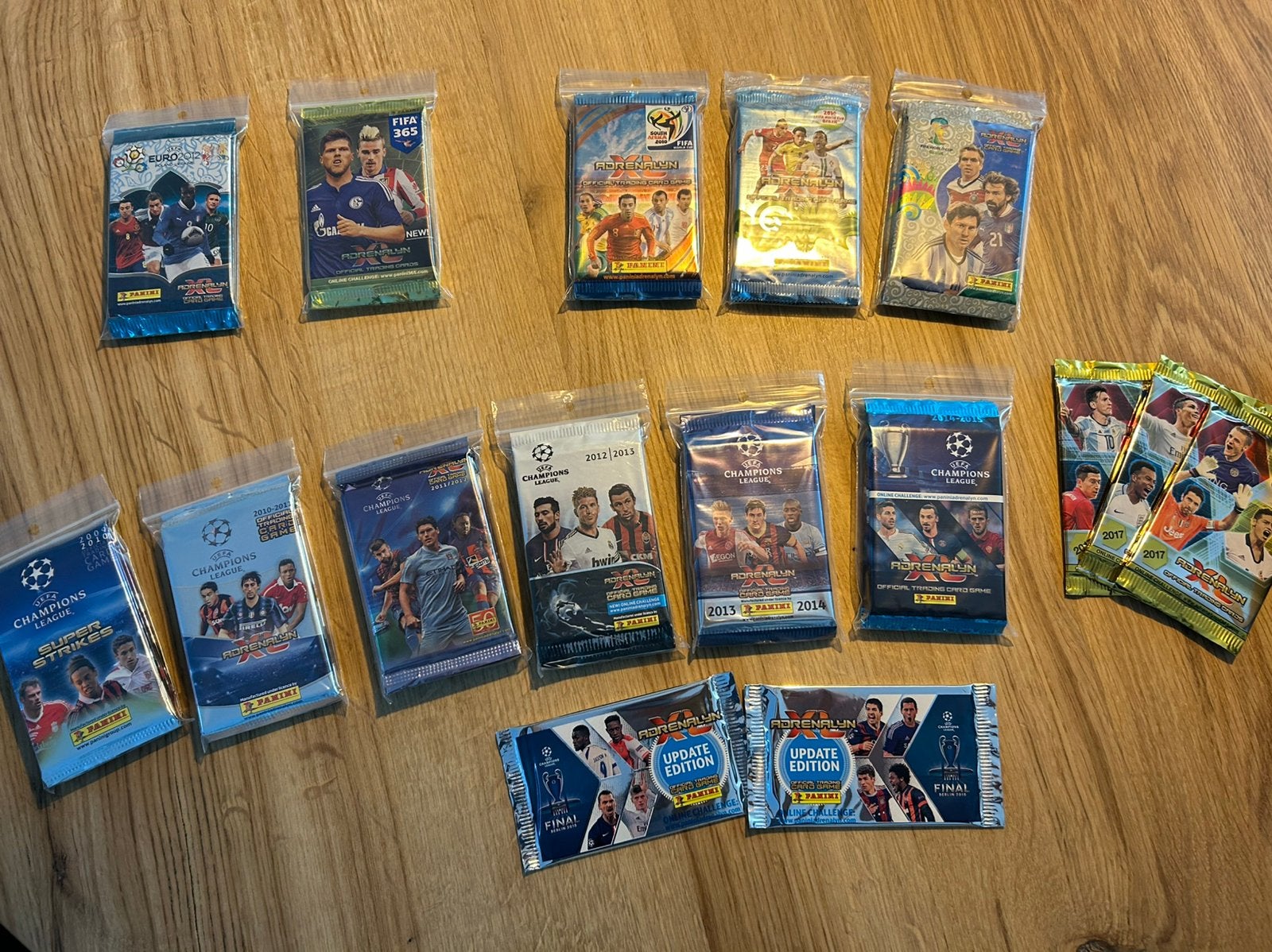 Panini chapions league cards geloten pakjes, Ophalen of Verzenden, Zo goed als nieuw