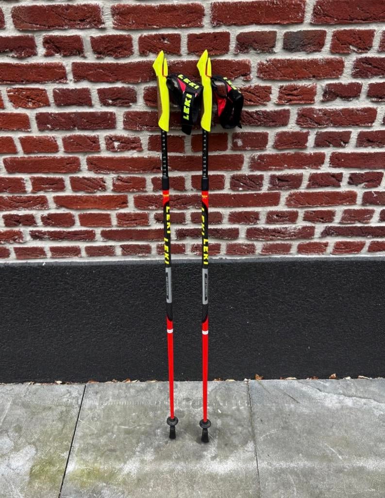 Leki Speed Pacer Vario Carbon wandelstokken, Stokken, 100 tot 140 cm, Ophalen, Overige merken