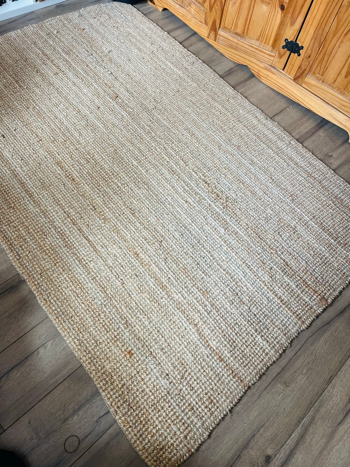 IKEA LOHALS Jute Vloerkleed, Huis en Inrichting, Ophalen, Gebruikt, 100 tot 150 cm, Beige