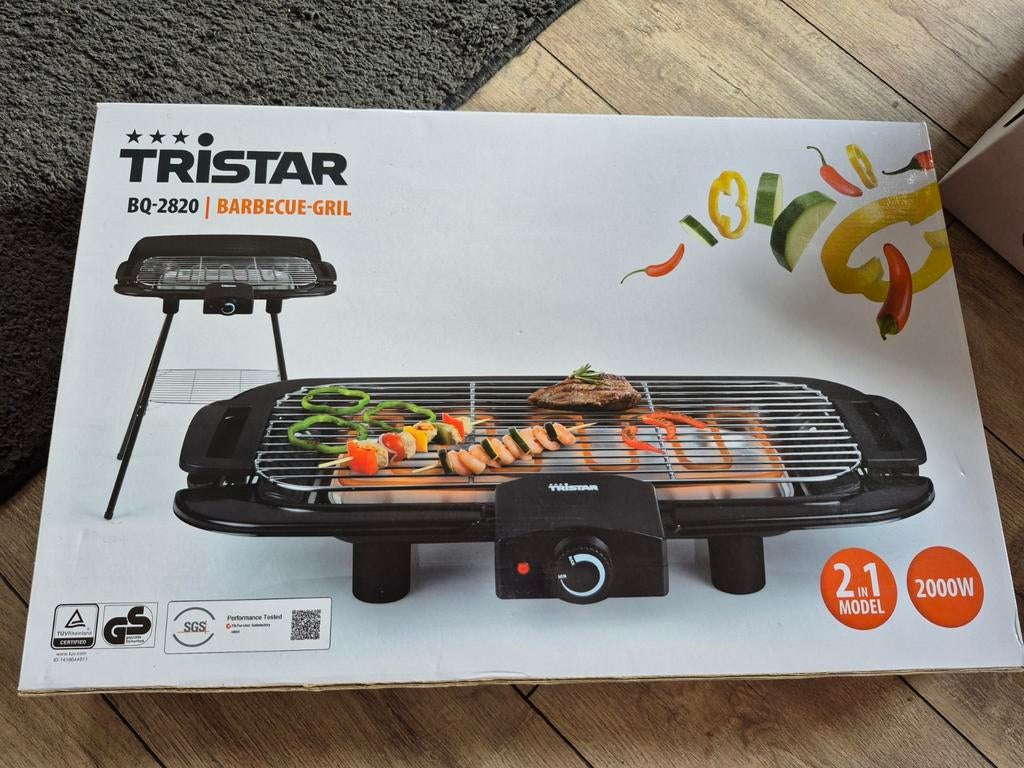 Tristar BQ-2820 Barbecue -grill electrische NIEUW, Ophalen, Nieuw