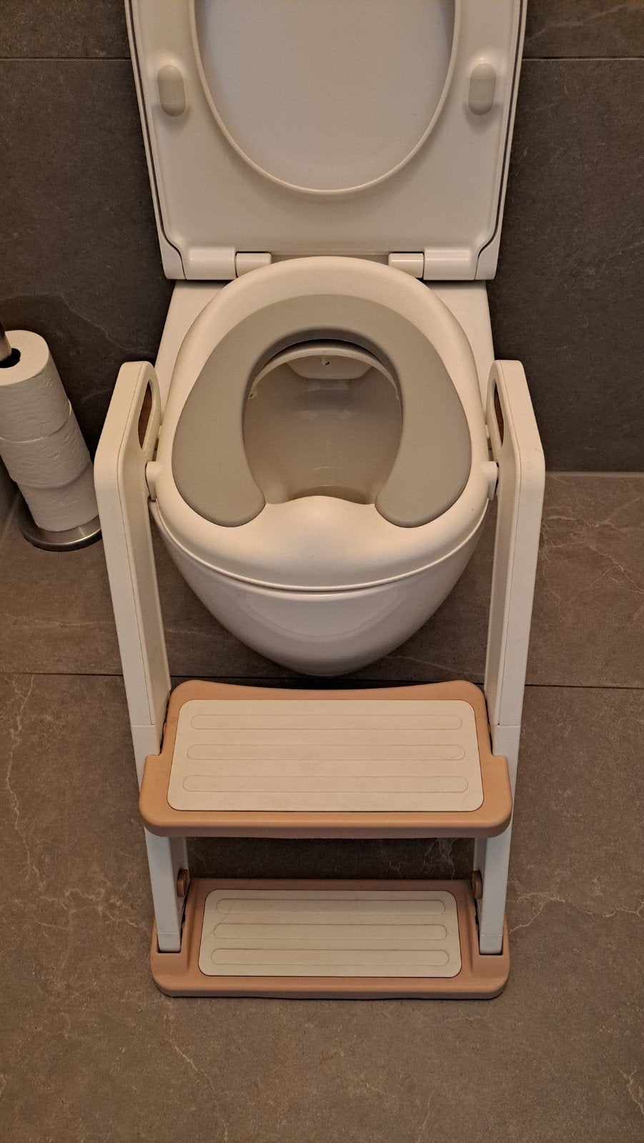 Kinder toiletverkleiner met opstapje, Kinderen en Baby's, Ophalen, Gebruikt