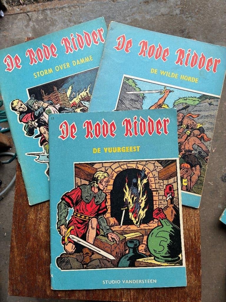 LOSSE VERKOOP ; De Rode Ridder , div. eerste drukken, Meerdere stripboeken, Ophalen of Verzenden, Gelezen, Willy Vandersteen
