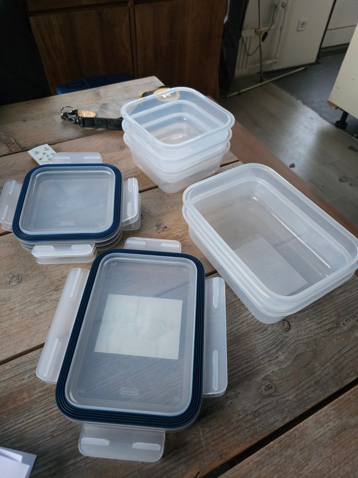 Set van diverse kunststof vershoudbakjes, Kunststof, Ophalen of Verzenden, Overige merken, Overige typen