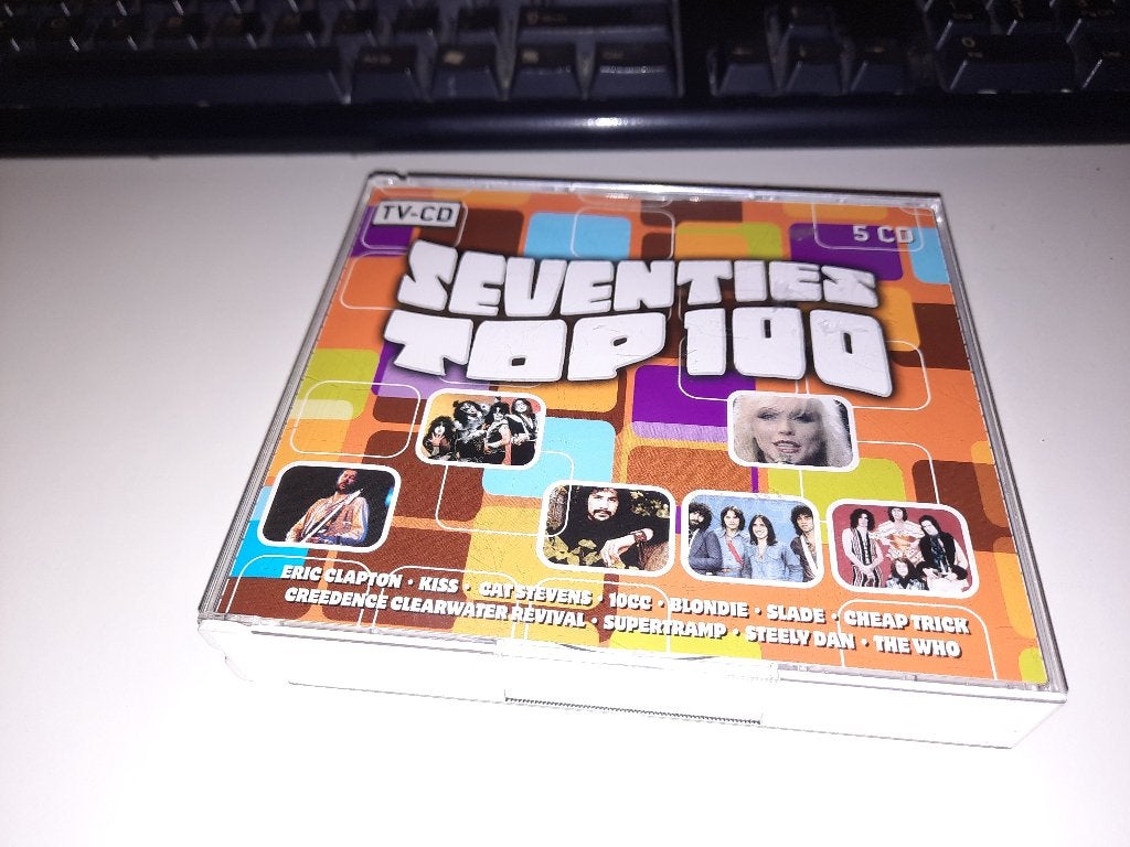5 CD BOX Seventies Top 100, Ophalen, Zo goed als nieuw, Pop
