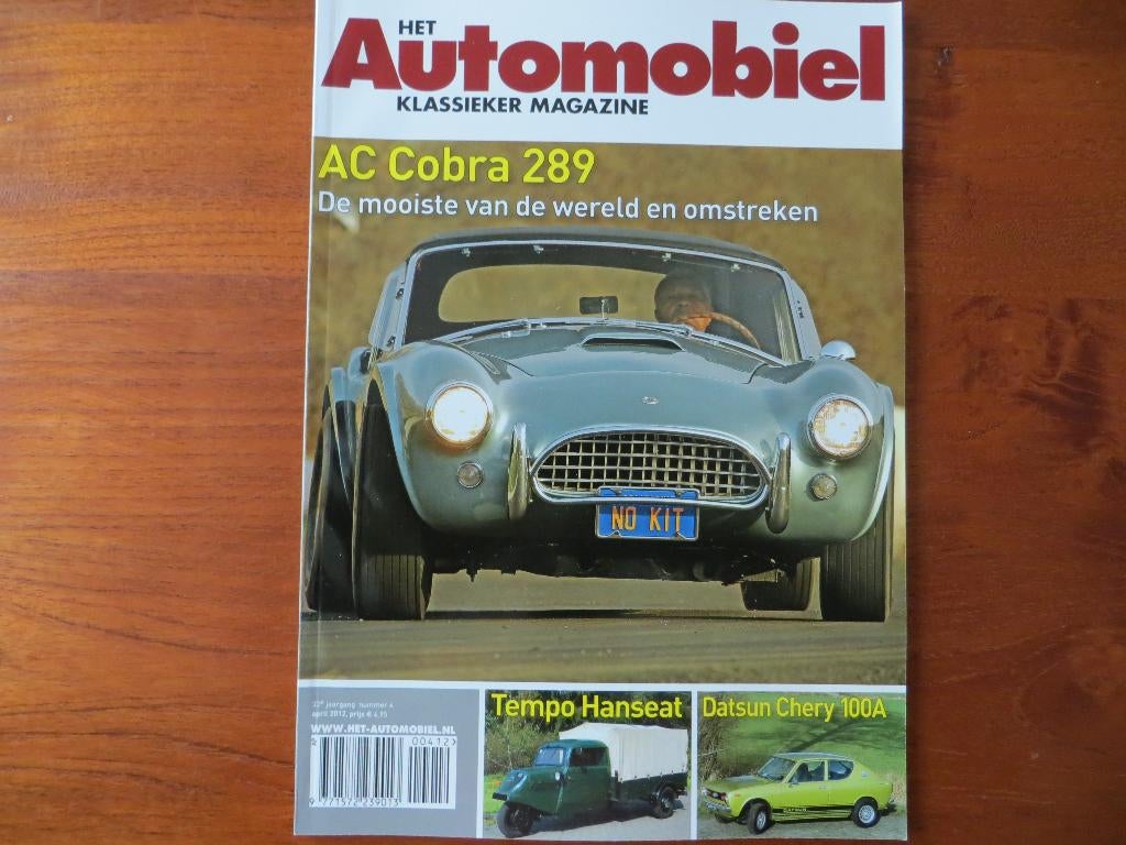 Het Automobiel 4 2012 Tempo Hanseat, Cherry 100A, Elva GT, Ophalen of Verzenden, Nieuw, Overige merken