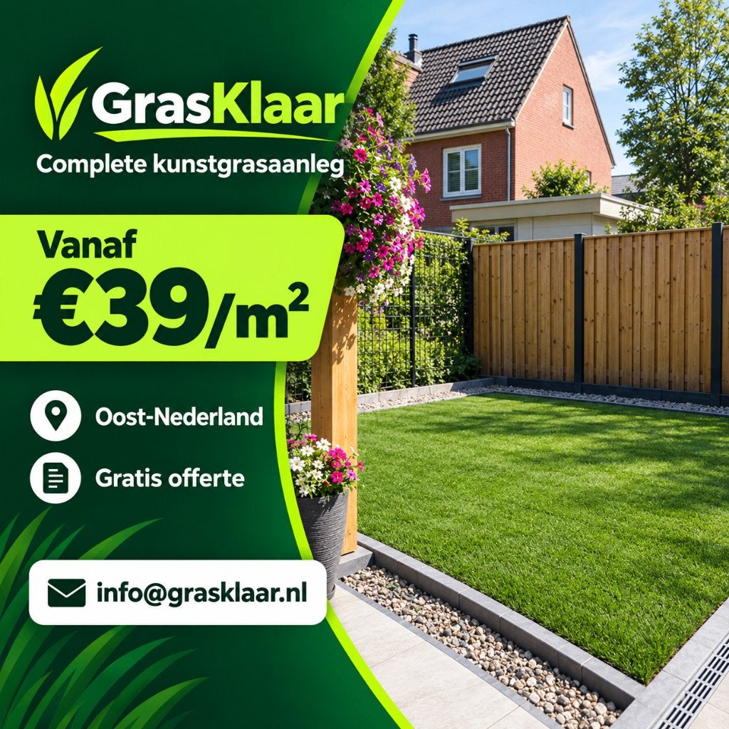 Kunstgras laten leggen vanaf €39/m² - Oost-Nederland, Tuin- of Vijveraanleg