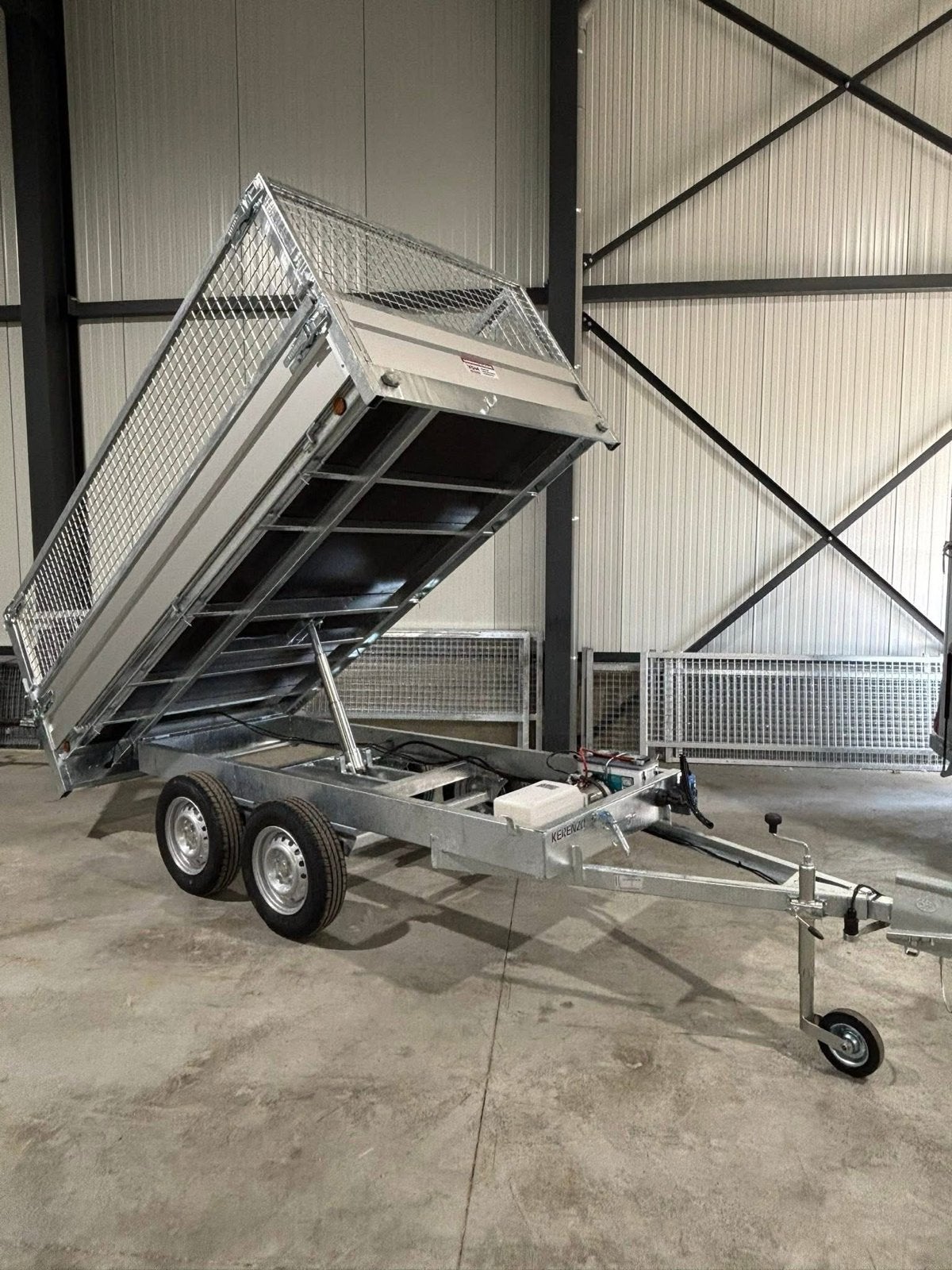 elektrische Kipper Aanhangwagen met loofrekken 300x150, Ophalen, Nieuw