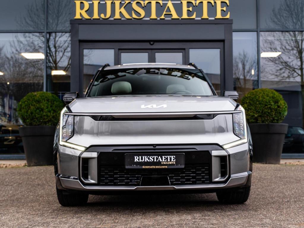 Kia EV9 Launch Edition GT-Line AWD 99.8 kWh|PANO|7P|MERIDIAN, Auto's, Kia, Automaat, Zwart, Vierwielaandrijving, SUV of Terreinwagen