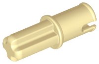 Lego Technic Axle 1L tan 4 stuks nieuw, Ophalen of Verzenden, Nieuw, Losse stenen, Lego