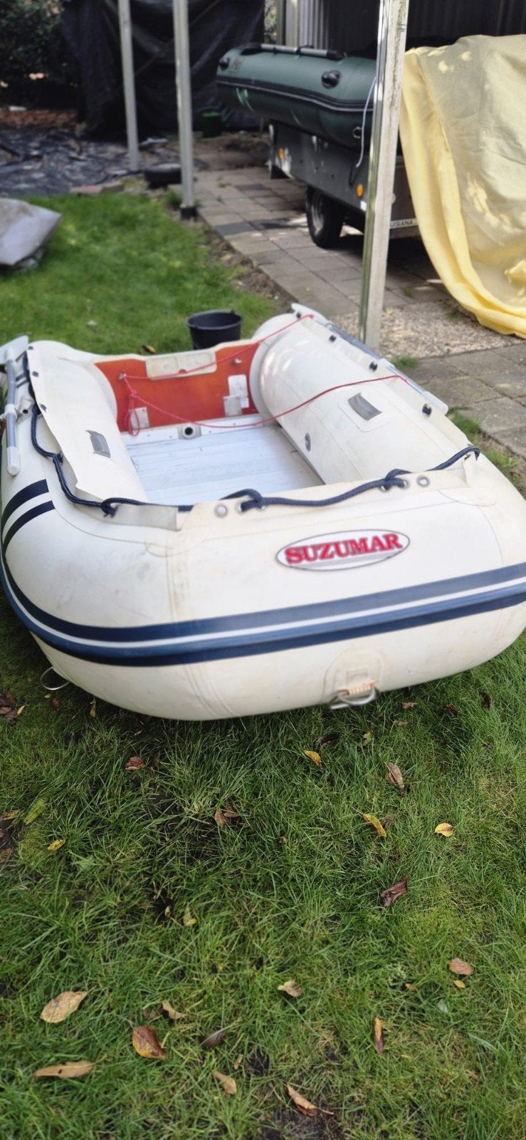 Suzumar rubberboot 290 met aluminium bodem en strandwielen, Ophalen, Gebruikt, Overige typen