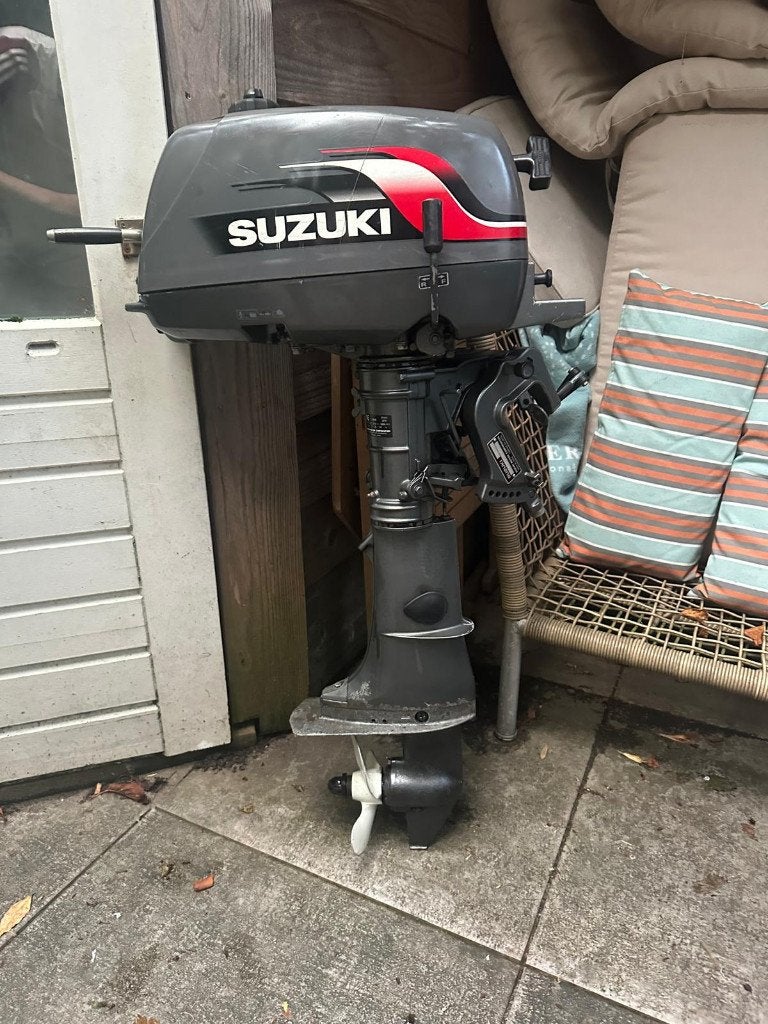 Suzuki DT4 buitenboordmotor 4 pk – 2-takt, Ophalen, Gebruikt, Motor en Techniek, Motorboot