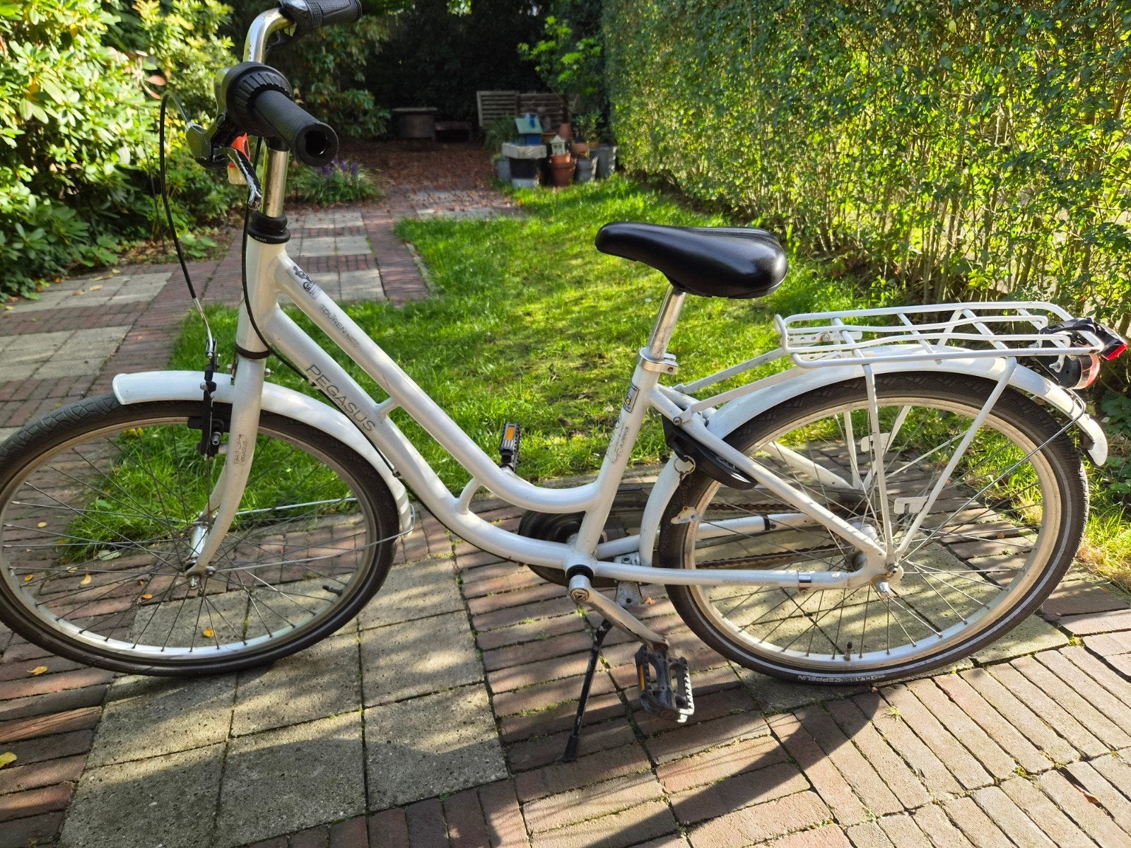 Pegasus meisjesfiets - Wit, 24 inch, Terugtraprem, Ophalen of Verzenden, Handrem, Pegasus