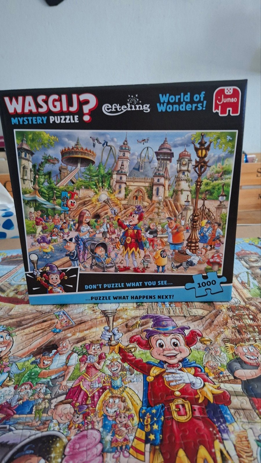 Wasgij Efteling Mystery Puzzel 1000 stukjes, Ophalen, 500 t/m 1500 stukjes, Zo goed als nieuw, Legpuzzel