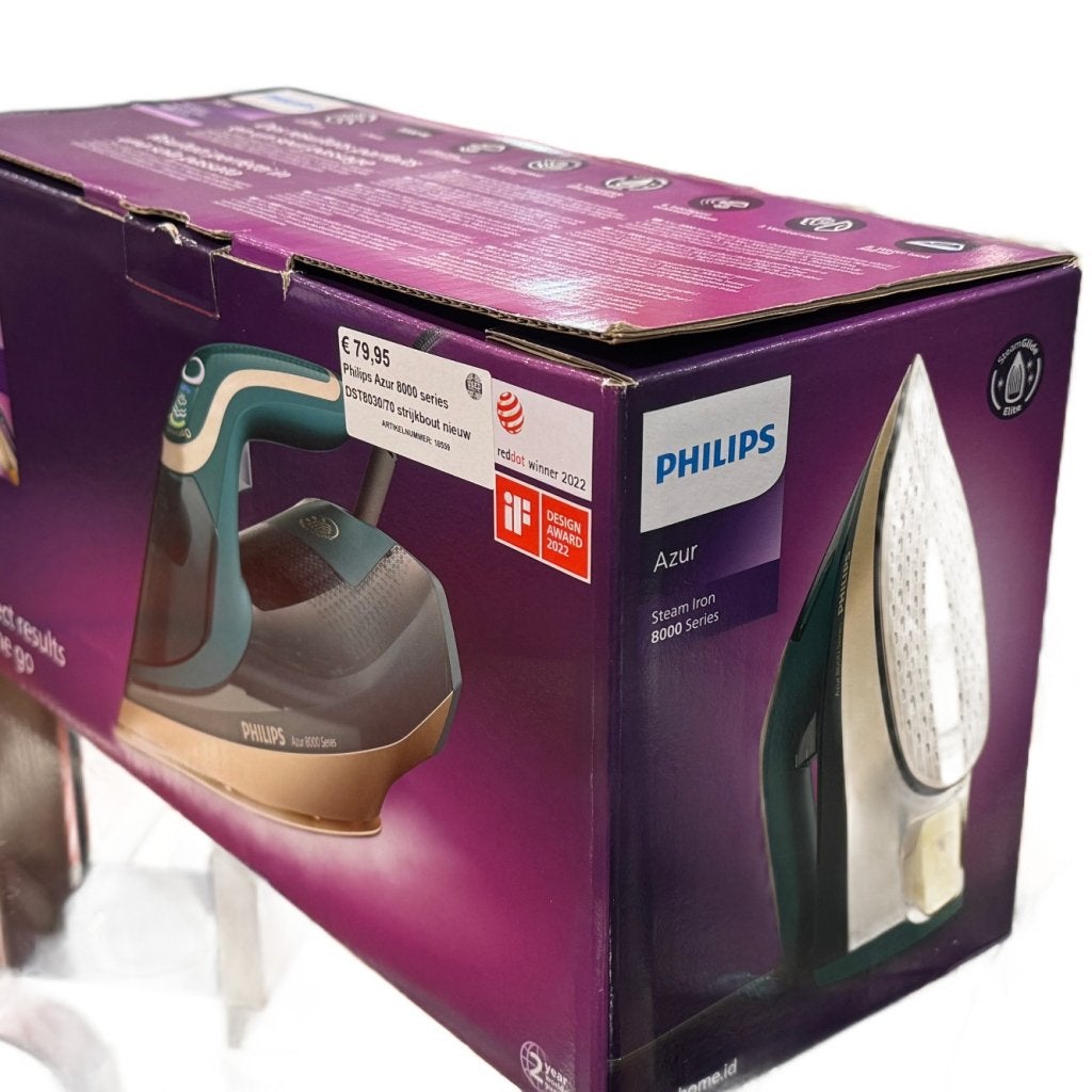 Philips Azur 8000 series DST8030/70 strijkbout nieuw, Philips, Zo goed als nieuw, Support@philips.com, Philips Center
Amstelplein 2
1096 BC Amsterdam
Netherlands
