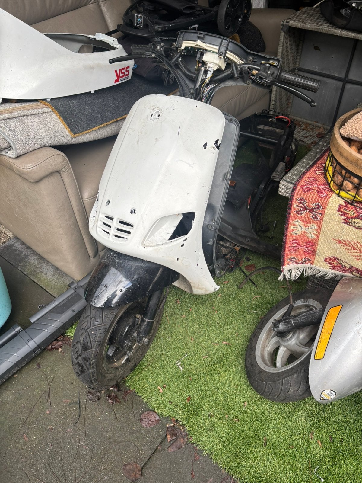 Zip type 3 frame snor met wok, Fietsen en Brommers, Scooters | Piaggio, Ophalen, Zo goed als nieuw, Tweetakt, Zip