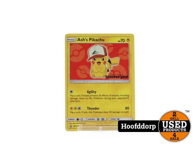 TCG Ash's Pikachu (SM 109) Rood