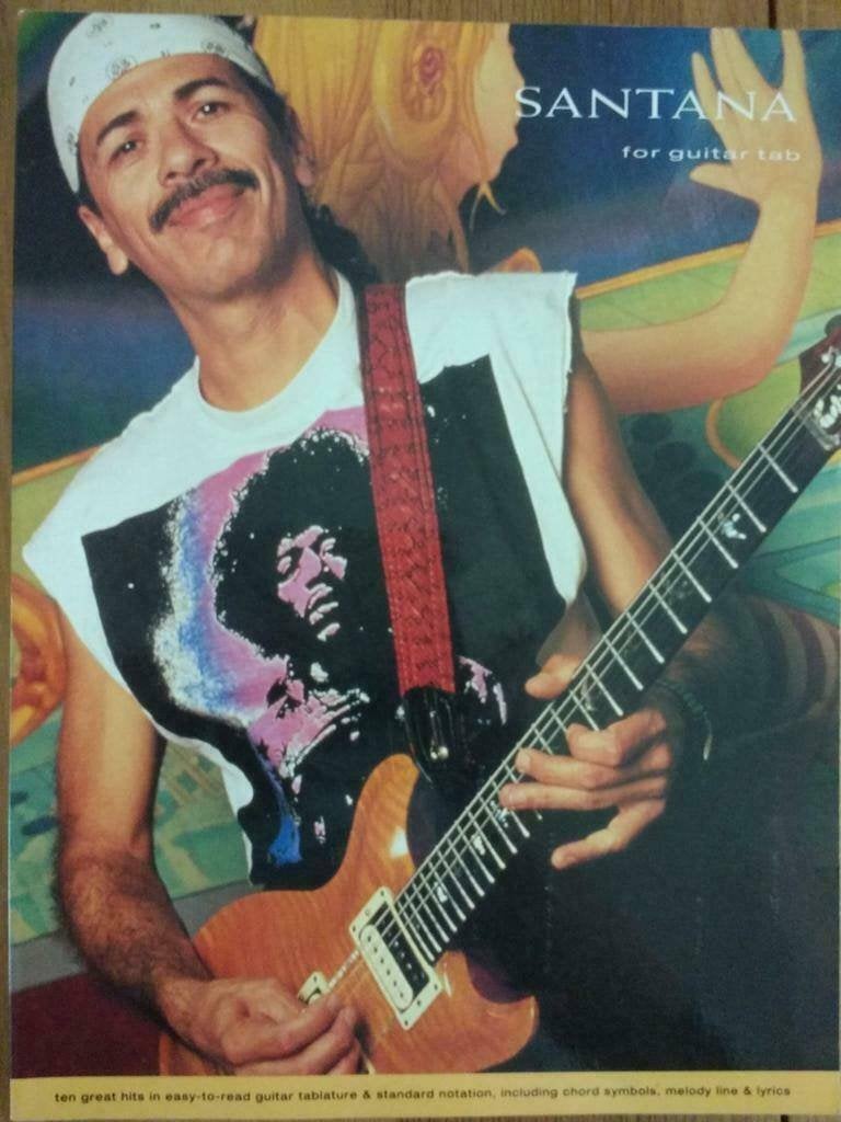 gitaar TAB: Carlos Santana For Guitar Tab-TAB, Ophalen of Verzenden, Artiest of Componist, Populair, Gitaar
