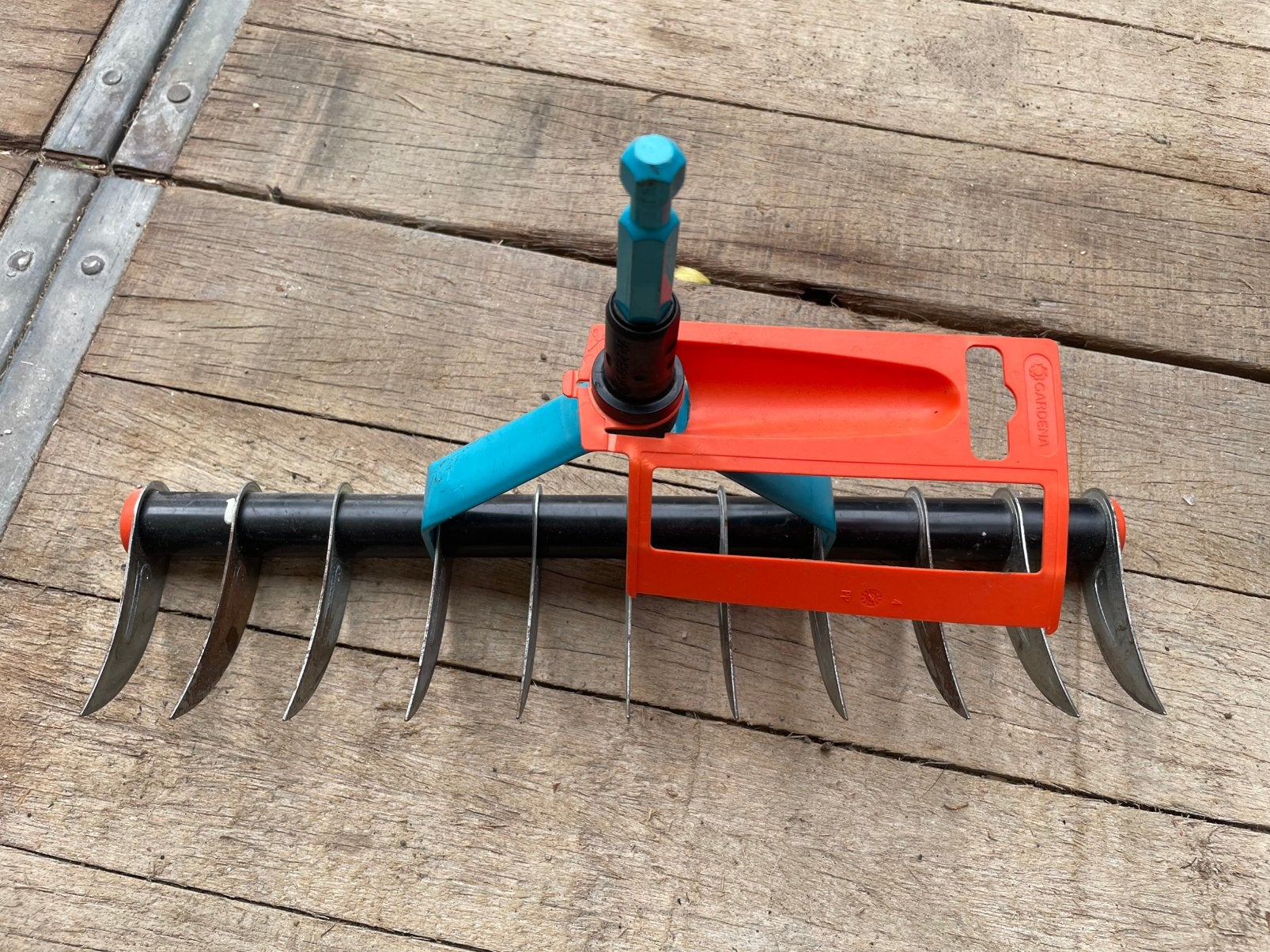 Gardena verticuteer opzetstuk, Tuin en Terras, Verticuteermachines, Ophalen of Verzenden, Zo goed als nieuw