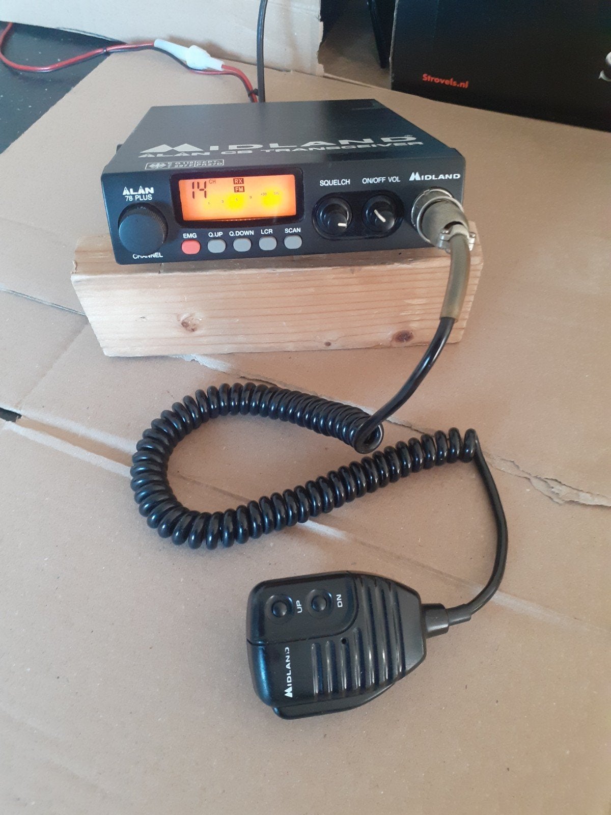 Te koop midland alan 78, Telecommunicatie, Ophalen, Gebruikt, Zender en Ontvanger