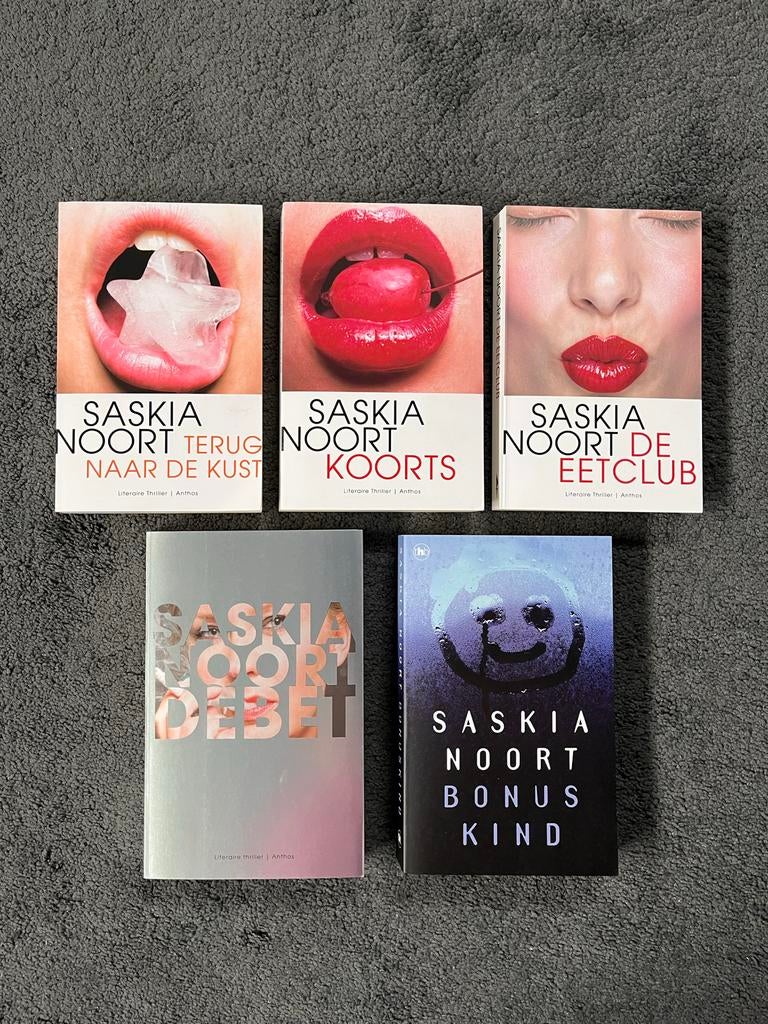 Boeken Saskia Noort 5 stuks, Boeken, Ophalen of Verzenden, Zo goed als nieuw, Nederland