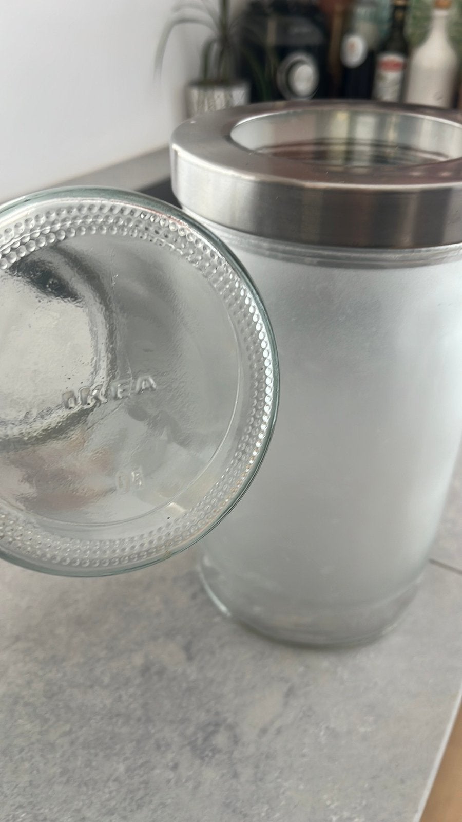 Glazen voorraad potten / bussen, Ophalen, Zo goed als nieuw, Glas, Pot, Bus of Blik