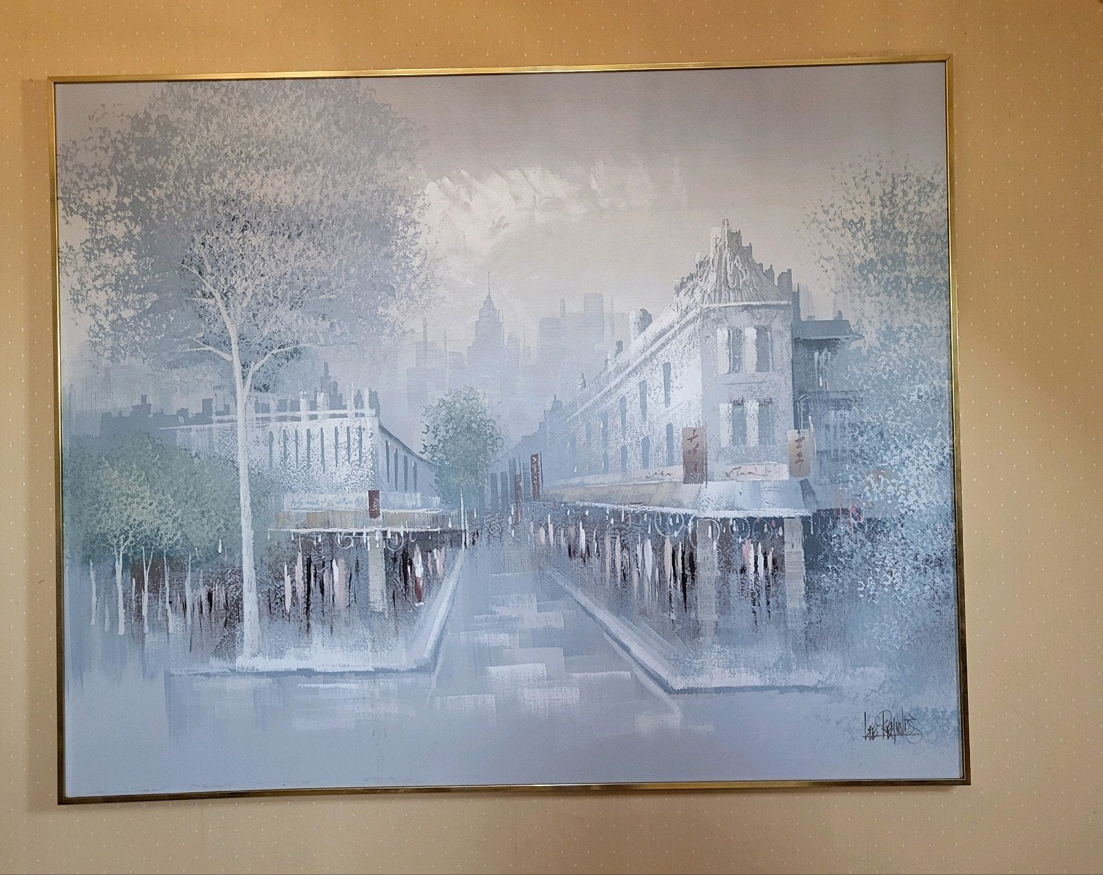 Groot Schilderij Lee Reynolds 120x150 cm, Ophalen