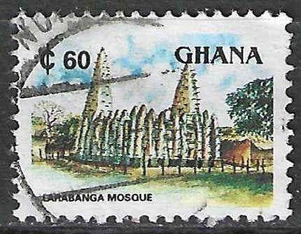 Ghana 1991 - Yvert 1296C - Larabanga Moskee (ST), Verzenden, Overige landen, Gestempeld