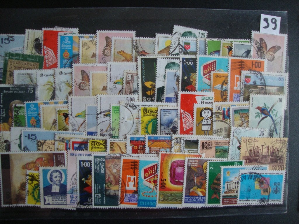 ceylon, Postzegels en Munten, Postzegels | Azië, Verzenden, Gestempeld, Zuid-Azië