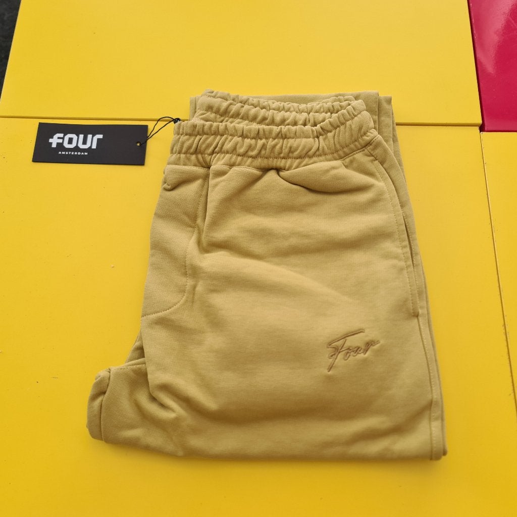heren broek, Kleding | Heren, Broeken en Pantalons, Four Amsterdam, Maat 52/54 (L), Verzenden, Geel