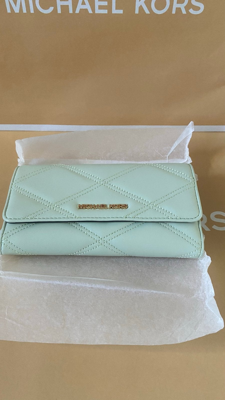 Nieuwe Michael Kors Portemonnee - 19x10 cm, Sieraden, Tassen en Uiterlijk, Overige merken, Nieuw, Ophalen of Verzenden, Leer