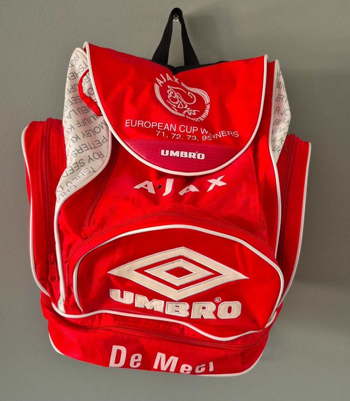 Zeldzame Ajax rugzak 1995 Cup winners, Ophalen of Verzenden, Gebruikt, Ajax, Overige typen